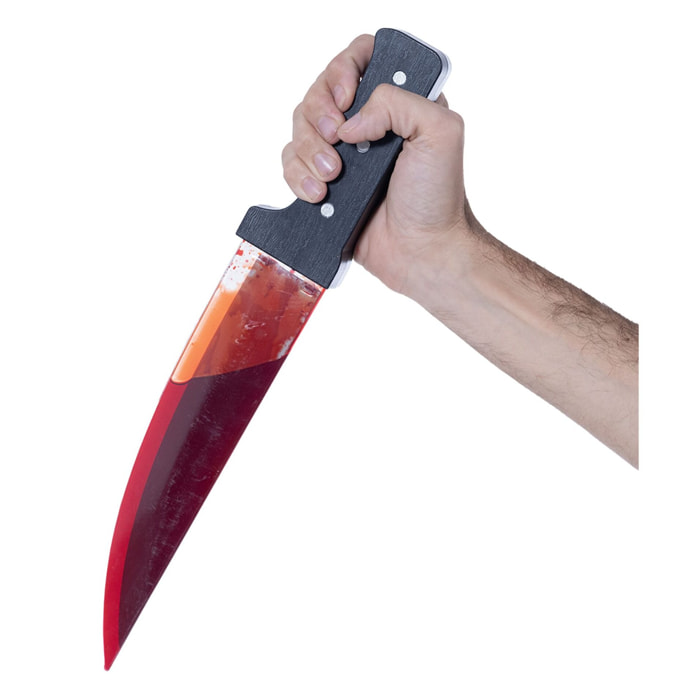 CUCHILLO PSYCHO CON SANGRE 40 CM