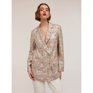Motivi - Blazer over de lentejuelas - Rosa