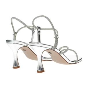 Sandali Donna Tata Italia Argentato