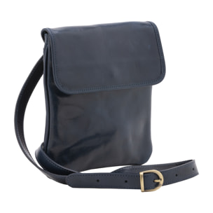 Borsa a tracolla  da uomo In Vera pelle Made in Italy 25x23x4 cm