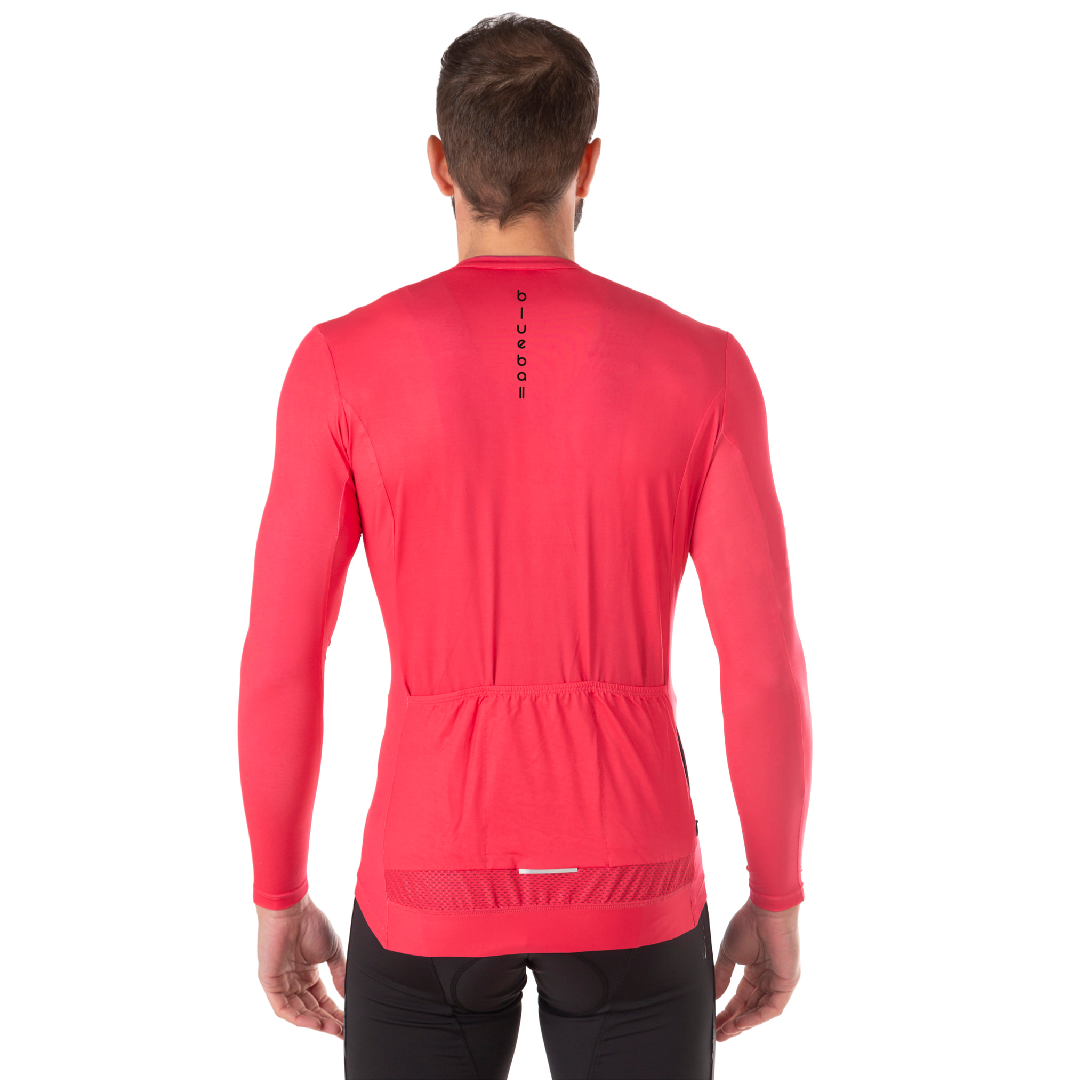 MAILLOT CICLISMO MANGA LARGA HOMBRE BLUEBALL EN ROJO