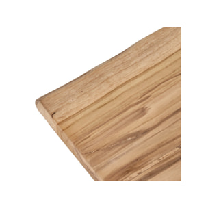 Planche de découpe 30x16 cm rectangulaire en bois de teck - MADISON