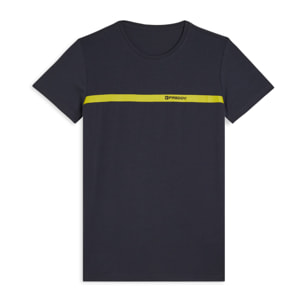 T-shirt Uomo con Banda a Contrasto e Logo FREDDY