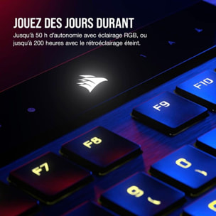 Clavier gamer sans fil CORSAIR K100 AIR Wireless