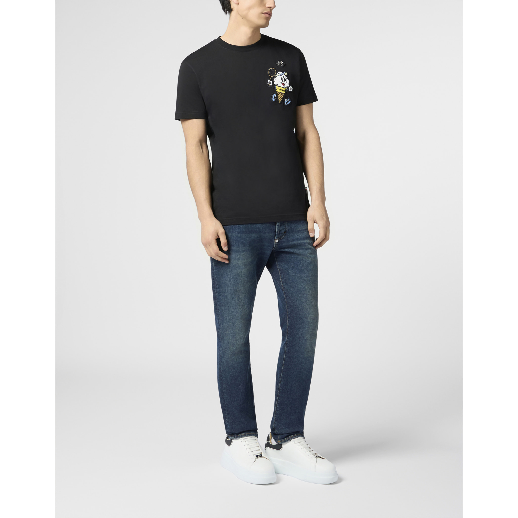 PHILIPP PLEIN Round Neck T-Shirt Gelato Monsters