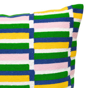 Coussin brodé "Disso" 35x75cm