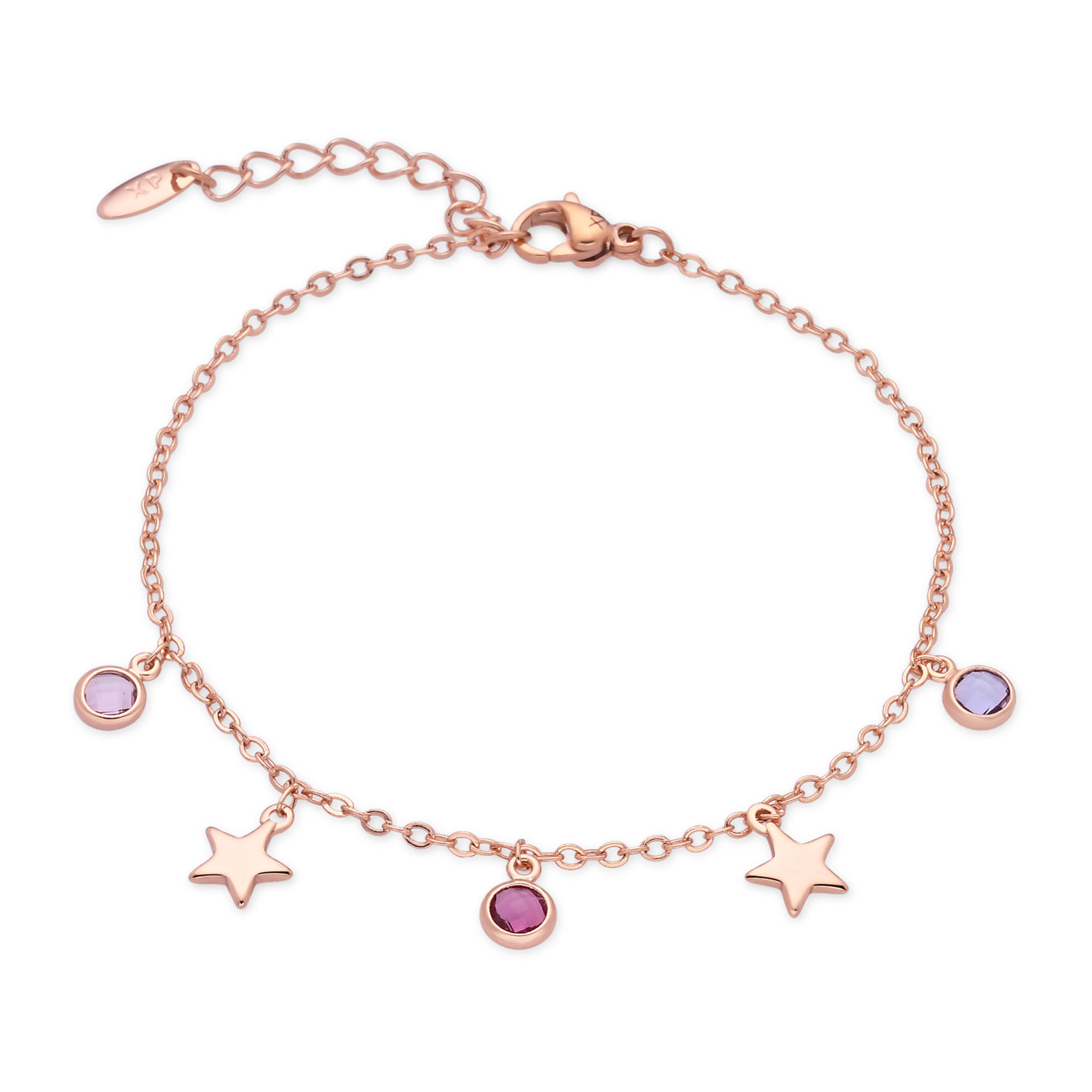 Pulsera Varwi acabado oro rosa 18k