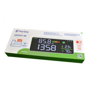 Medidor de Decibelios WIFI con control por App AIRTESTdB PURLINE