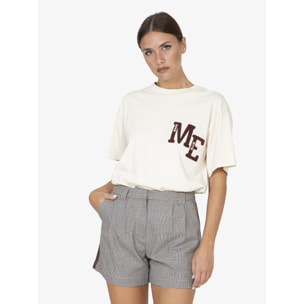 T-Shirt da donna Made in Italy - Modello Celeste - 100% Cotone