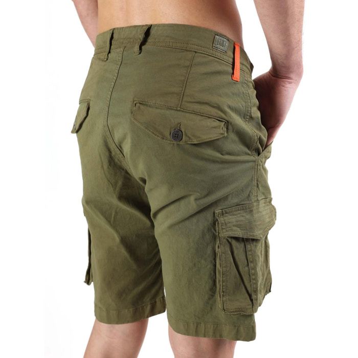 Shorts cargo de hombre Leone Beach con bolsillos grandes