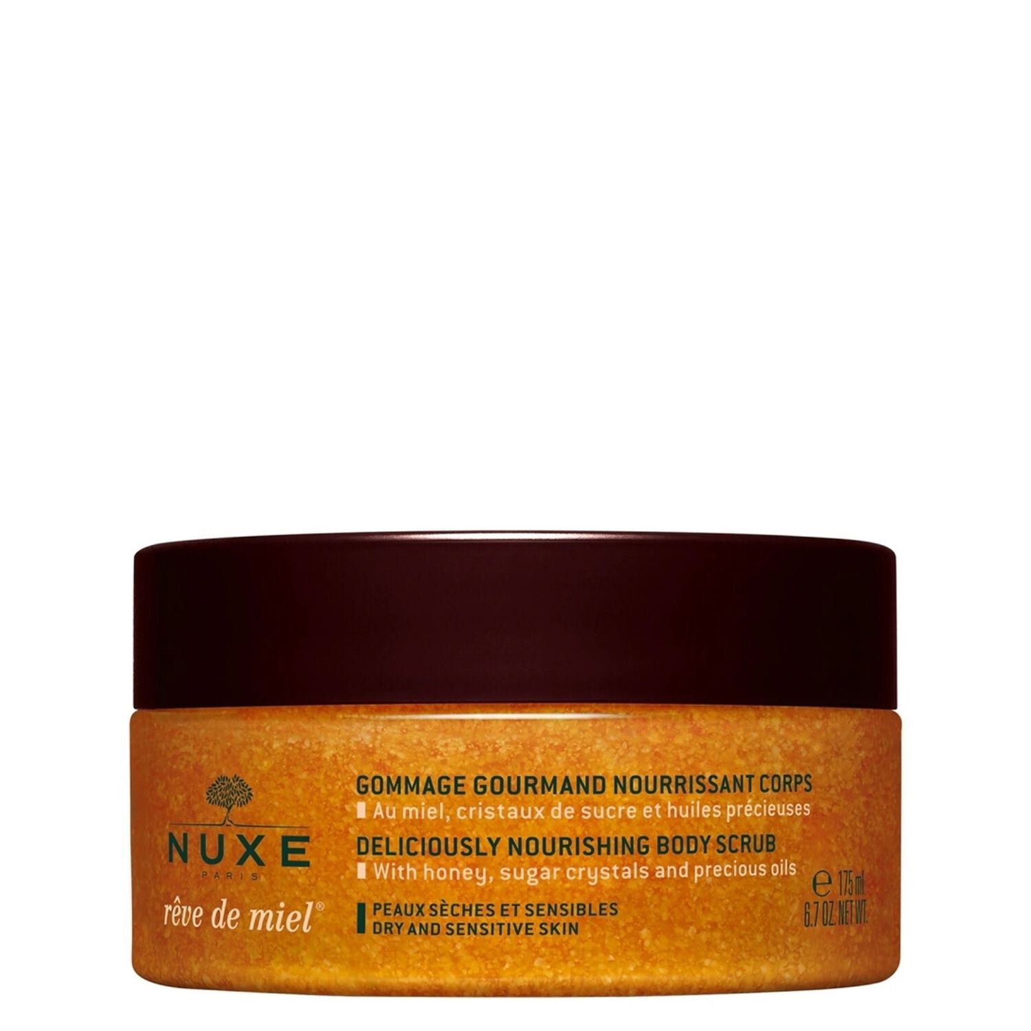 Rêve De Miel  - Gommage Gourmand Nourrissant Corps  - Peaux sèches et sensibles - 175ml