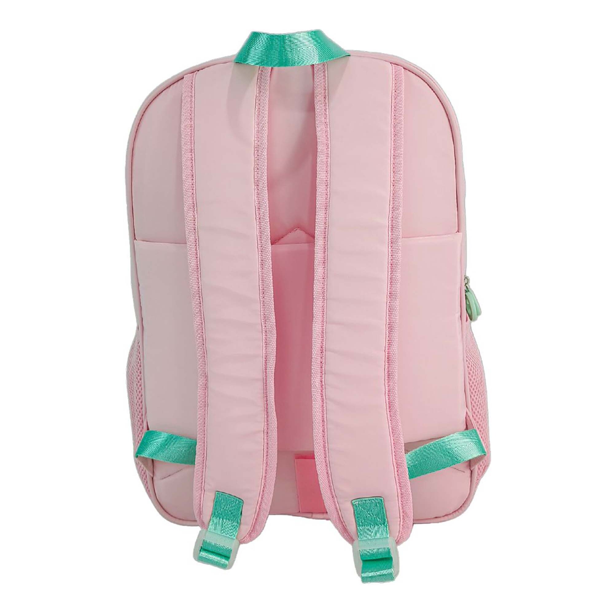 Mochila Primaria Blin Blin Chic con doble compartimento adaptable a carro.