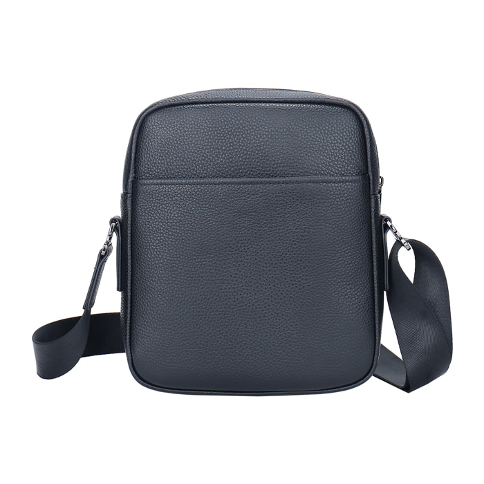 Borsa a tracolla  da uomo In Vera pelle Made in Italy 20x25x6 cm