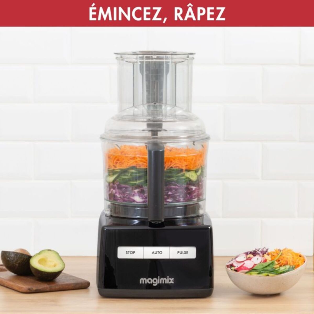 Robot multifonction MAGIMIX CS 5200 XL Noir