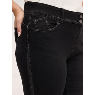 Fiorella Rubino - Jeans bootcut con lavado rinse oscuro - Negro