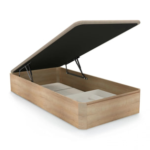 Canapé con zapatero 90x190 cm en roble Luxury Plus 3D Roble