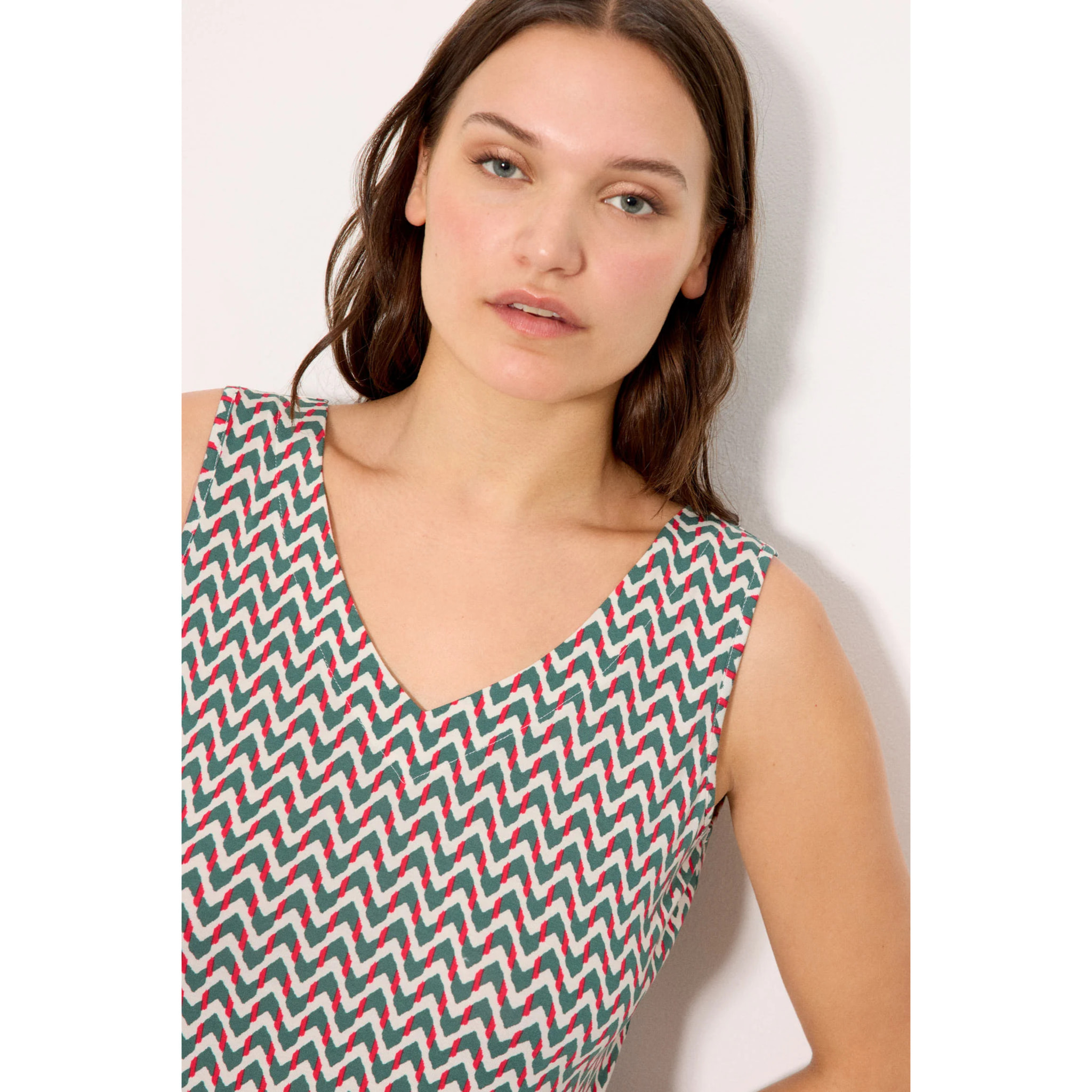 Vestito corto Verde