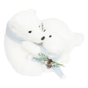 PLF OURS BEBE ECHARPE BLEU L50
