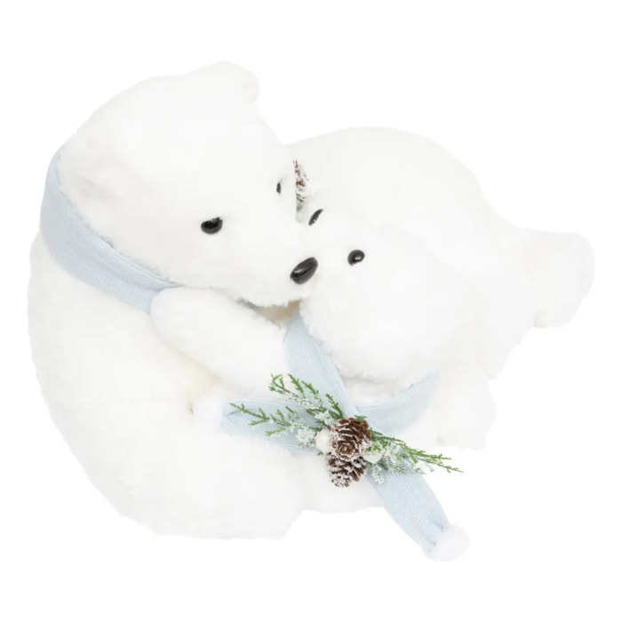 PLF OURS BEBE ECHARPE BLEU L50