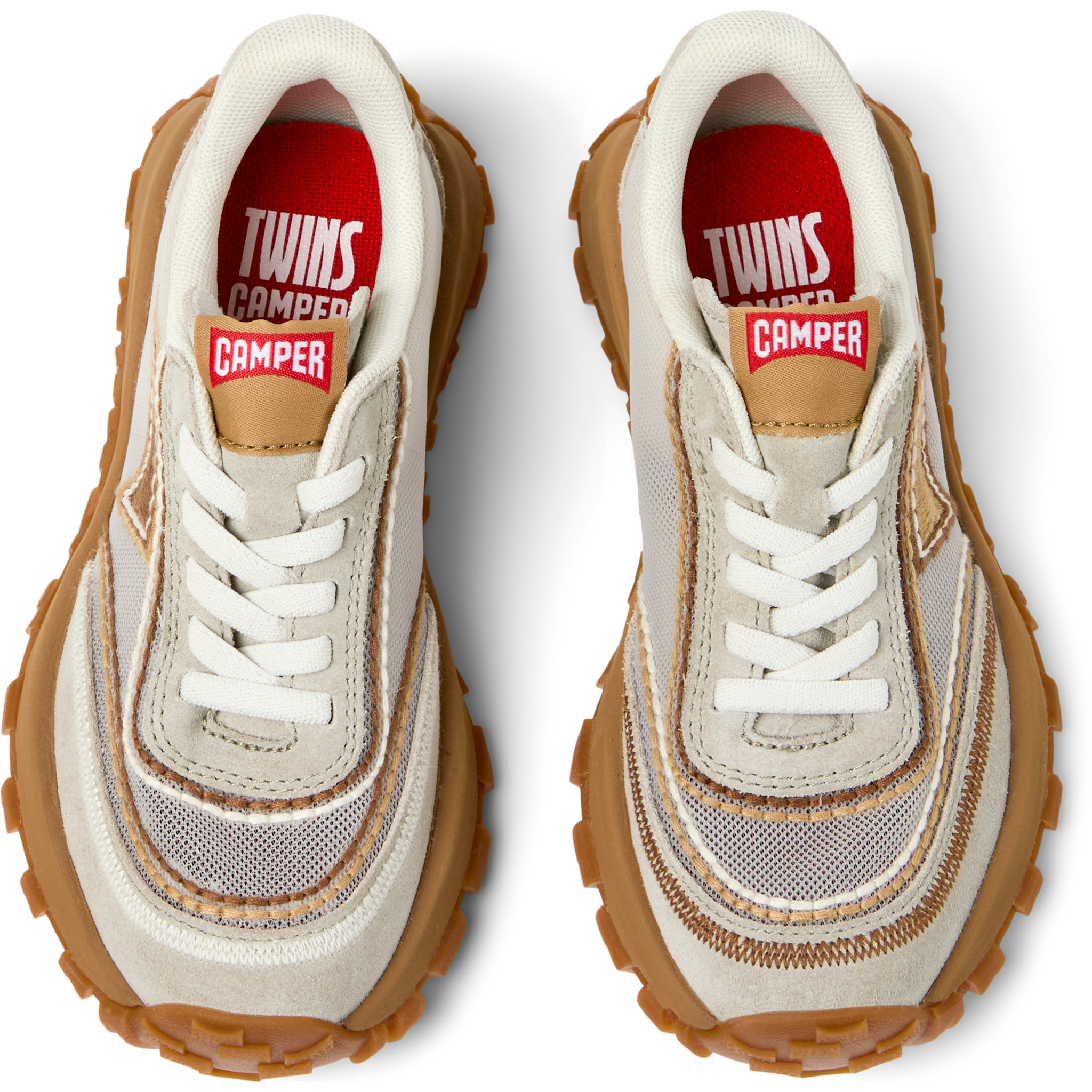 Sneakers - CAMPER Drift Trail Kids Twins - Beige - Tessuto tecnico