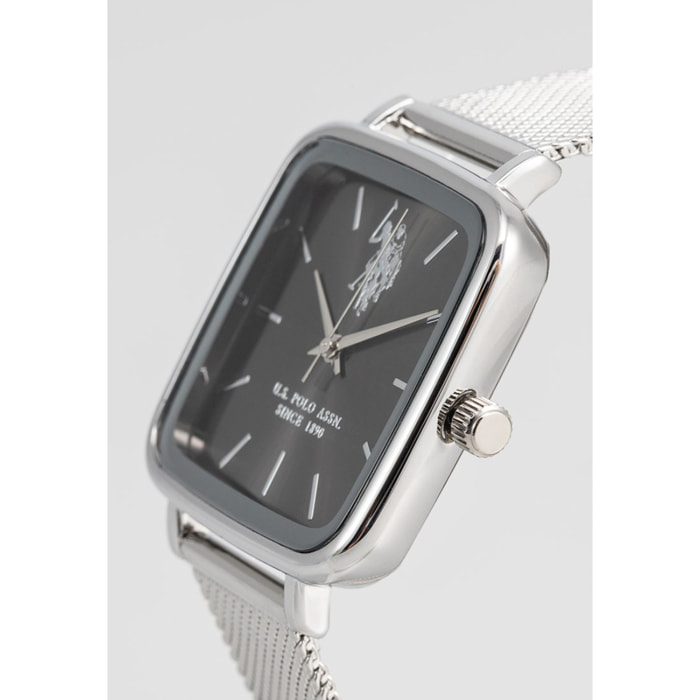 Orologio U.S. Polo Assn. con maglia milanese