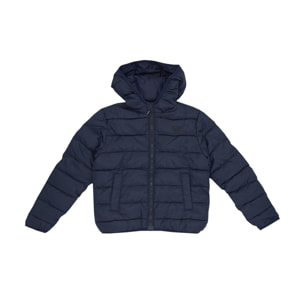 Plumífero infantil con capucha 100gr. Básico