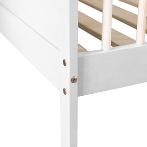 Lit pour enfant 190x90cm blanc ADAM
