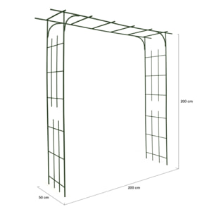 Arche de jardin rectangulaire 200cm
