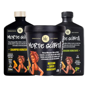 LOLA Kit Morte Súbita Moisturizing Shampoo 250ml + Mask 450ml + Conditioner 250ml