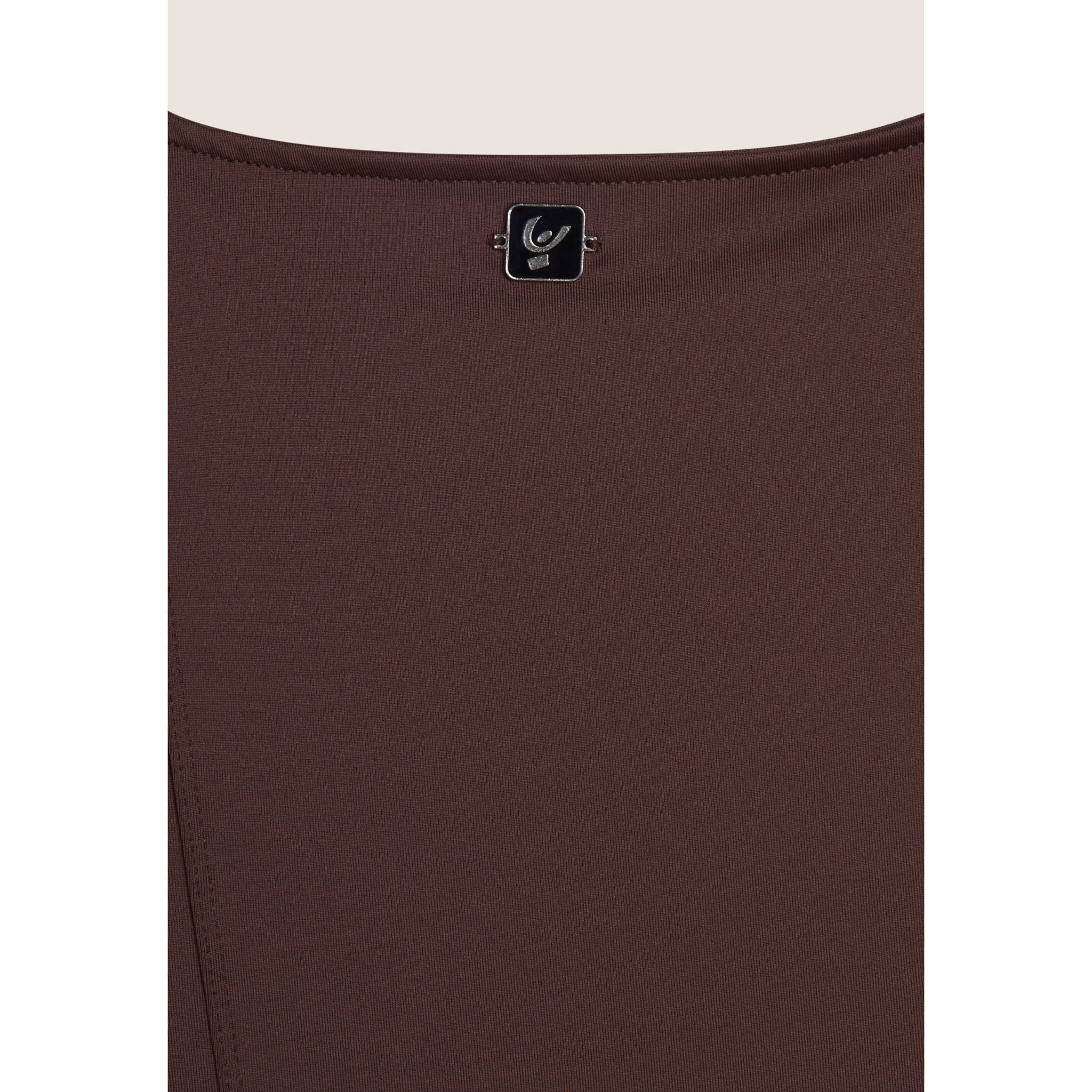 Body scollo quadrato in tessuto altamente traspirante