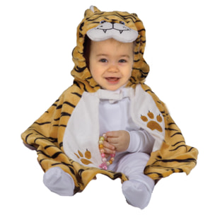 Costume Travestimento Tigrotto Mantellino Bambino Unisex