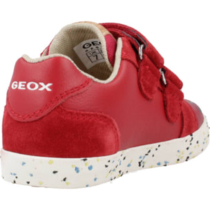 Zapatillas Niño de la marca GEOX  modelo B.C NAPPA + SUEDE ROJO