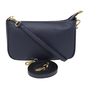 Chicca Borse Pochette Clutch Blu Scuro