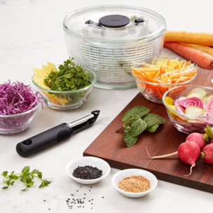 Essoreuse à salade OXO GOOD GRIPS a salade 21 cm transparente