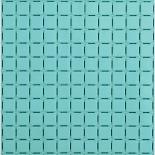 TAPIS ANTI DERAPANT QUADRO PREM 54X54CM AQUA
