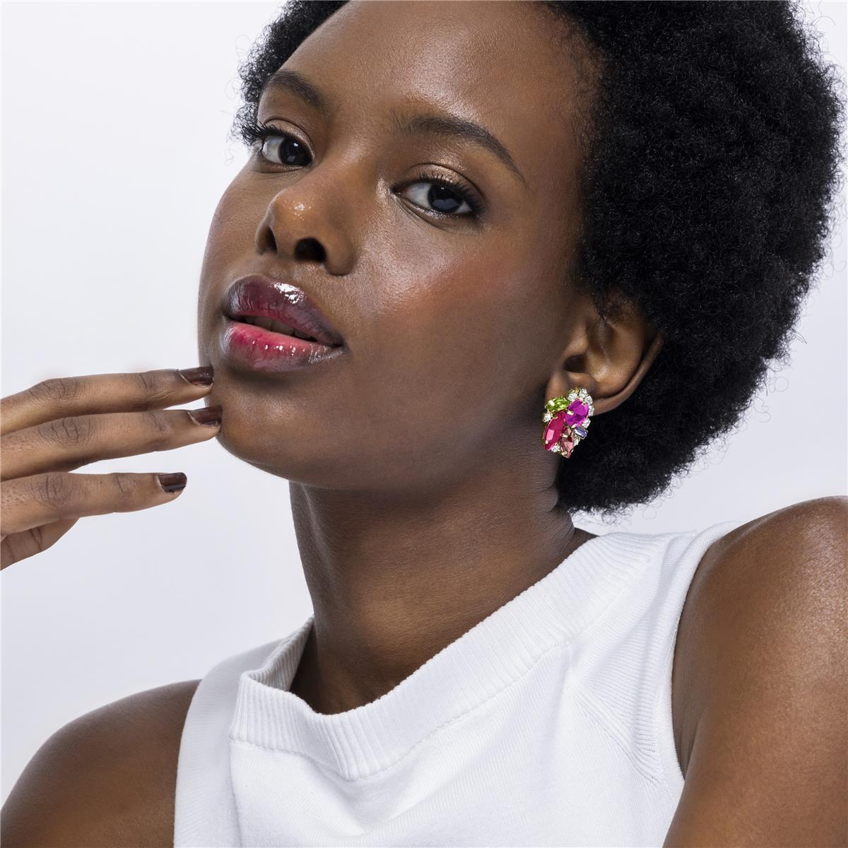 Pendientes Lux by Lux acabadoss en oro amarillo 18k