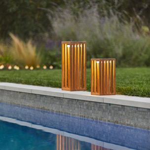 Lanterne solaire et rechargeable CHENNAI TALL H50cm