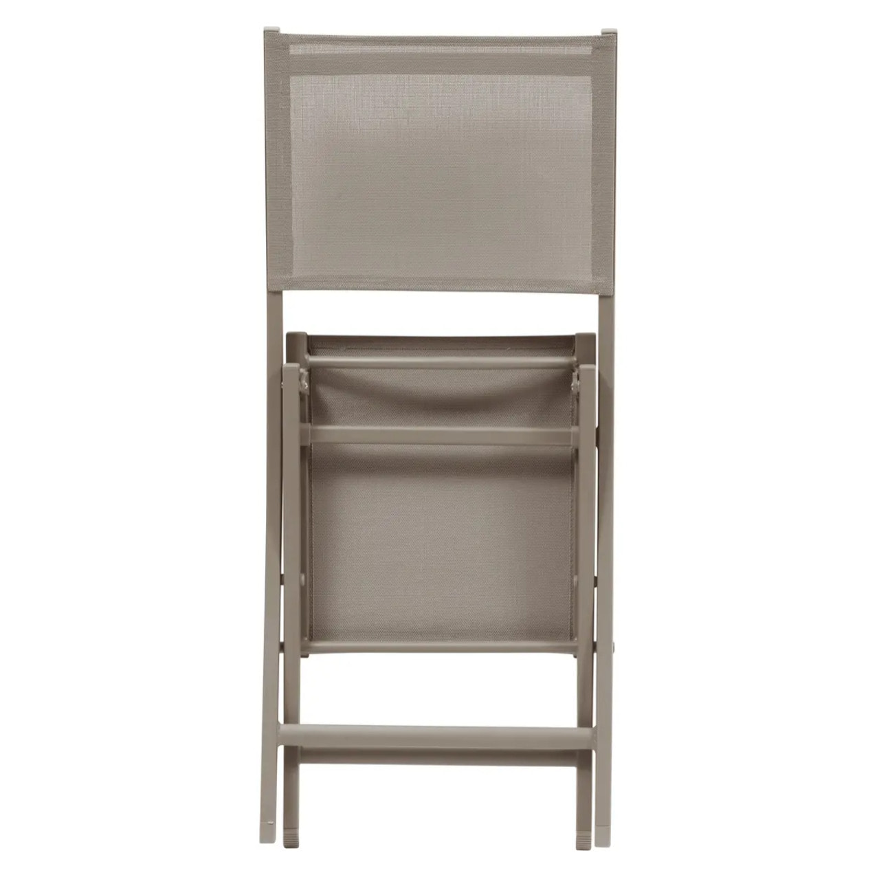 Lot de 4 Chaises de jardin Essentia pliables noisette