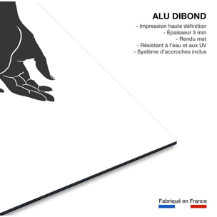 Tableau le petit doigt Tableau alu Dibond