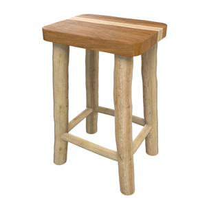 Tabouret 45.5 cm en teck - Ika