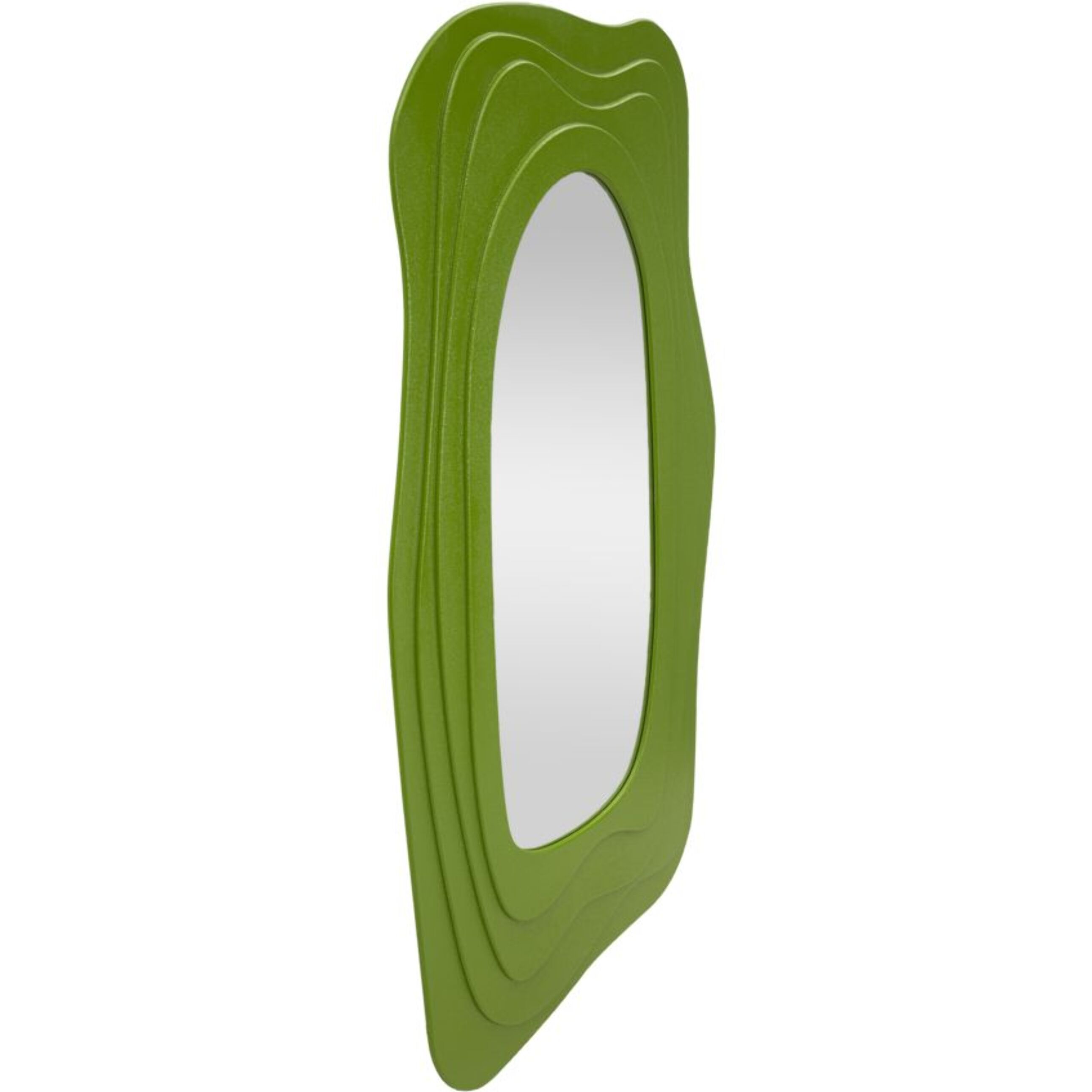 SPECCHIO DA MURO DAFNE VERDE CM 90X4X165