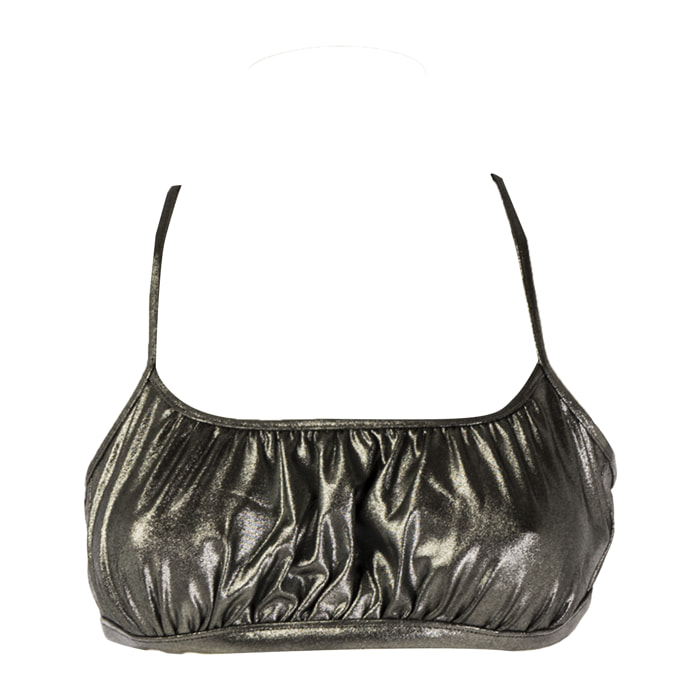 TRUSSARDI reggiseno fascia mare donna silver lux