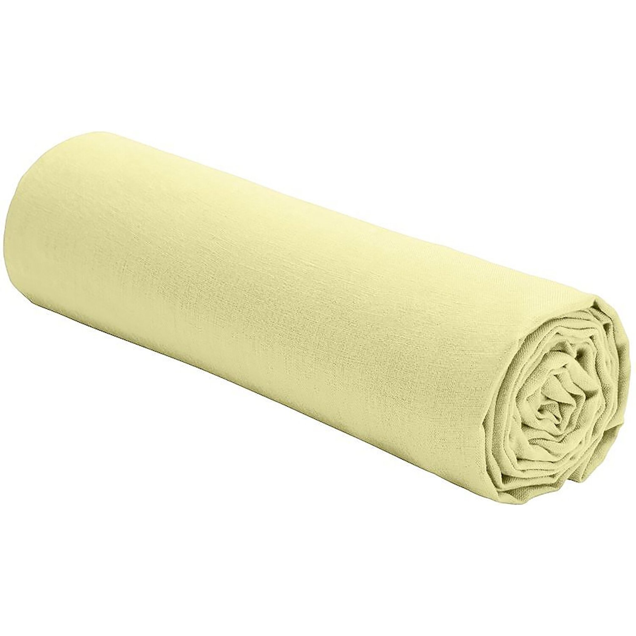 Drap housse - bonnet:30cm 100% lin lavé 160g beurre