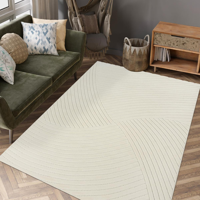 Tapis intérieur extérieur en relief ton sur ton VAFO