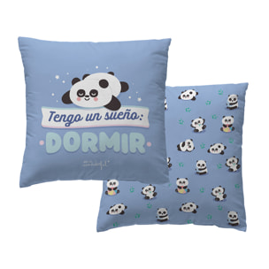 Funda de cojín reversible Mr.Wonderful Dormilón 45X45 cm