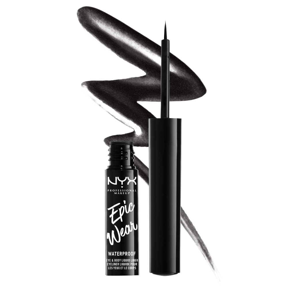 NYX Professional Makeup Epic Wear Metallic Eyeliner Liquide Black Me