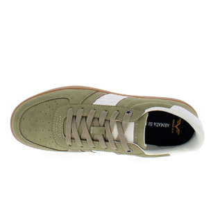 Armata di Mare Scarpe Uomo Sneakers Casual Stringate Basse con Soletta Rimovibile in Memory Foam AMU S25L711 Khaki