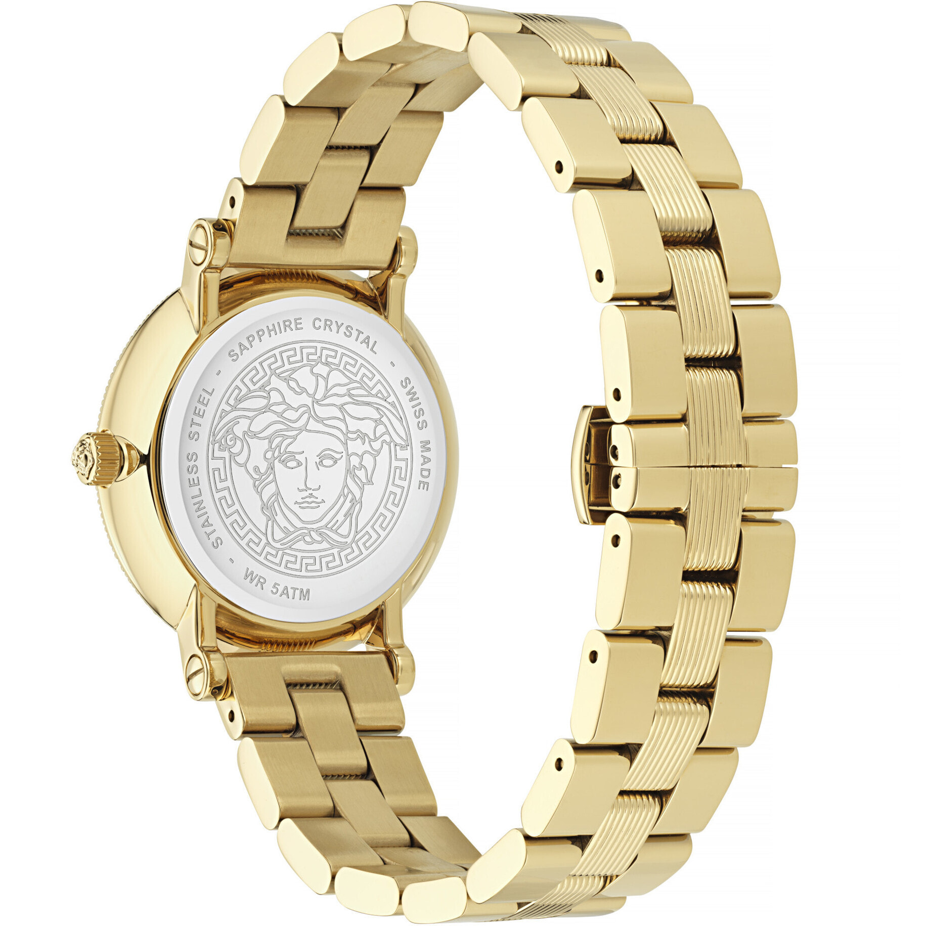 Versace Reloj Analógico De Cuarzo. Greca Flourish