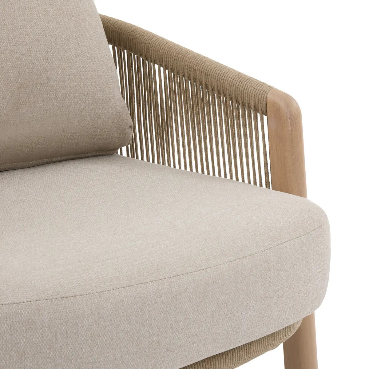 Fauteuil de salon de jardin Nelora beige