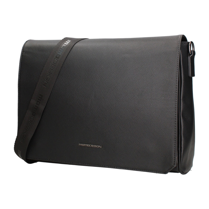 Borsa a tracolla da uomo - Modello Ereton Lux - Poliuretano - 23.0 x 28.5 x 10.0 cm